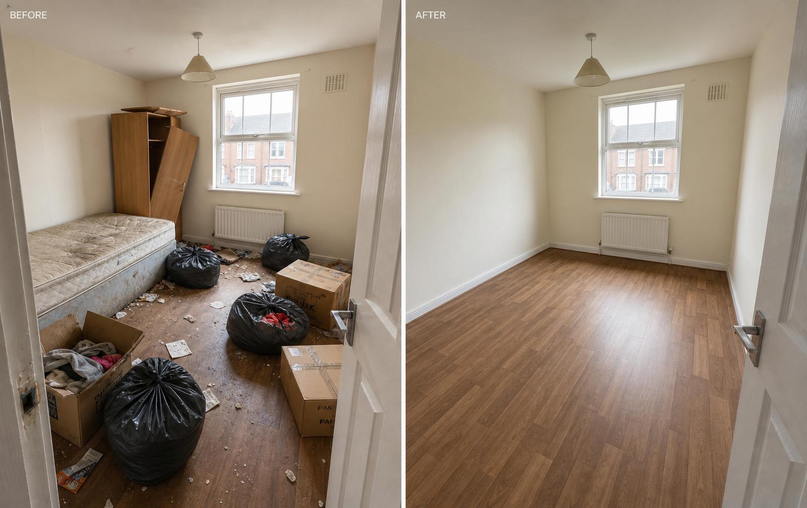 Property Clearance — before and after