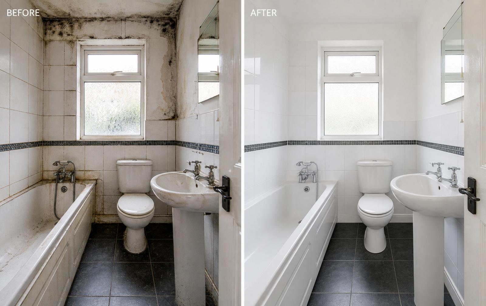 Property Restoration — before and after